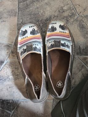Ariat cruisers with bison/buffalo